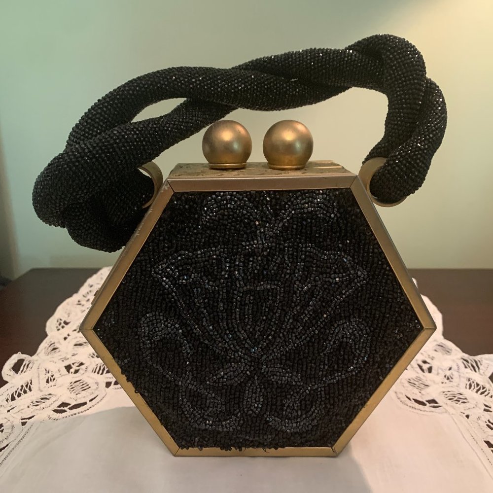 Vintage 1940's DuBonnette Original Beaded Purse